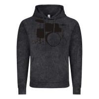 Vintage Black drums drummer Vintage Hoodie - artisFamous
