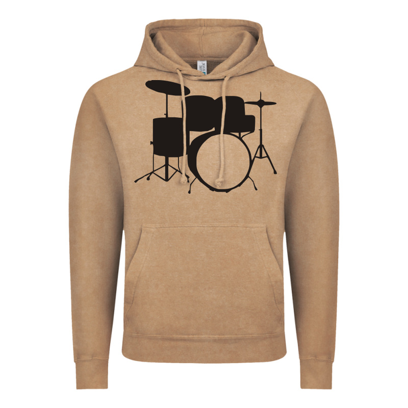 Drums Drummer Vintage Hoodie by artisFamous | Teevron