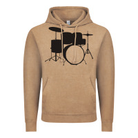 Vintage Coffee drums drummer Vintage Hoodie - artisFamous