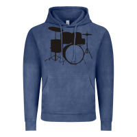 Vintage Denim drums drummer Vintage Hoodie - artisFamous