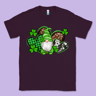 St Patricks Day Gnome With Western Hearts Classic Tee Designed By Artiststas