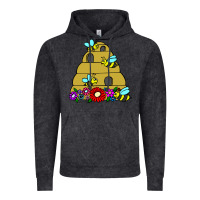 Vintage Black bee hive Vintage Hoodie - artisFamous