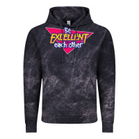 Cloud Black be excellent to each other Vintage Hoodie - artisFamous