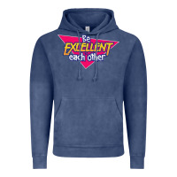 Vintage Denim be excellent to each other Vintage Hoodie - artisFamous