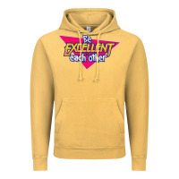 Vintage Mustard be excellent to each other Vintage Hoodie - artisFamous