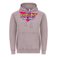 Vintage Zinc be excellent to each other Vintage Hoodie - artisFamous