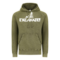 Vintage Olive excavate funny Vintage Hoodie - artisFamous