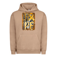 Pigment Burro finding the cure starts with hope childhood cancer awareness  with bac Urban Hoodie - Jasminsmagicworld