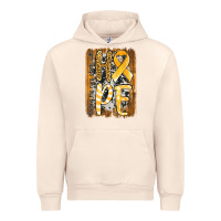 Sandshell finding the cure starts with hope childhood cancer awareness  with bac Urban Hoodie - Jasminsmagicworld