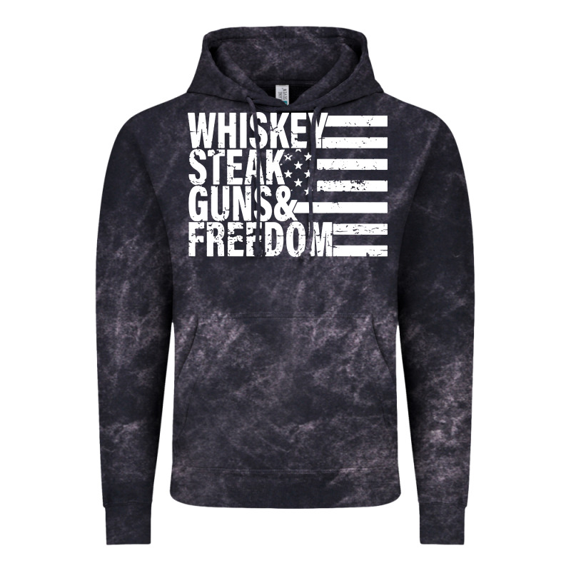 Whiskey Steak Guns Freedom Vintage Hoodie by artisFamous | Teevron