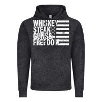 Vintage Black whiskey steak guns freedom Vintage Hoodie - artisFamous