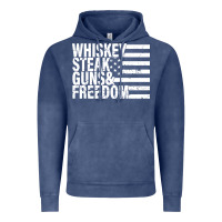 Vintage Denim whiskey steak guns freedom Vintage Hoodie - artisFamous