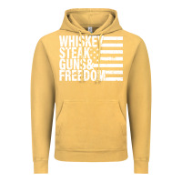 Vintage Mustard whiskey steak guns freedom Vintage Hoodie - artisFamous