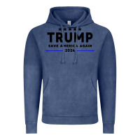 Vintage Denim trump 2024 Vintage Hoodie - artisFamous