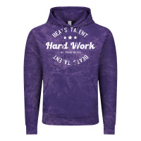 Cloud Purple hard work beats talent Vintage Hoodie - artisFamous