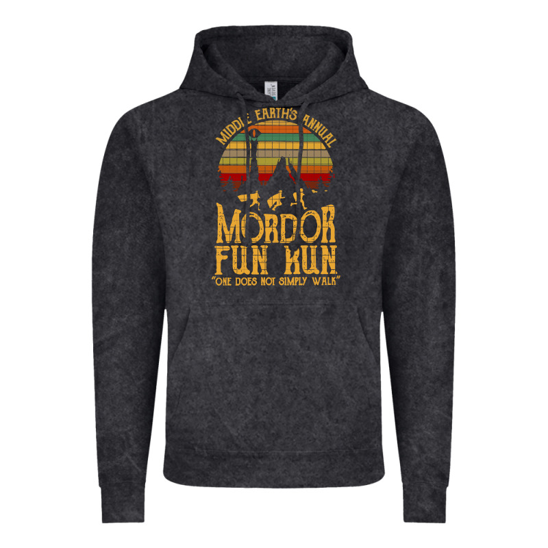 Middle Earth's Annual Mordor Fun Run Vintage Hoodie by artisFamous | Teevron