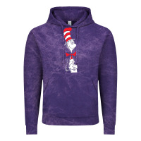 Cloud Purple dr seuss the cat in the hat Vintage Hoodie - artisFamous
