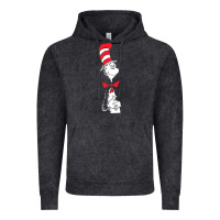 Vintage Black dr seuss the cat in the hat Vintage Hoodie - artisFamous