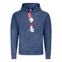 Vintage Denim dr seuss the cat in the hat Vintage Hoodie - artisFamous