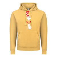 Vintage Mustard dr seuss the cat in the hat Vintage Hoodie - artisFamous