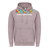 Vintage Zinc autism seeing the world differently Vintage Hoodie - artisFamous