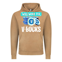 Vintage Camel will work for v bucks youth gamer Vintage Hoodie - artisFamous