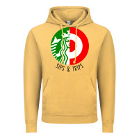 Vintage Mustard sips and  trips Vintage Hoodie - artisFamous