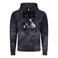 Cloud Black Moo bitch get out the hay Vintage Hoodie - artisFamous