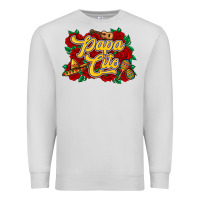 Dove Grey Papa cito Premium Sweatshirt - RanaPortraitStore