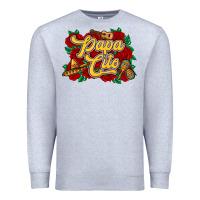 Heather Grey Papa cito Premium Sweatshirt - RanaPortraitStore