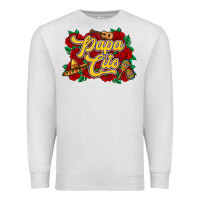 Oatmeal Heather Papa cito Premium Sweatshirt - RanaPortraitStore