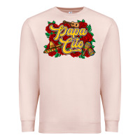 Pale Pink Papa cito Premium Sweatshirt - RanaPortraitStore