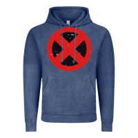 Vintage Denim xmen symbol Vintage Hoodie - artisFamous