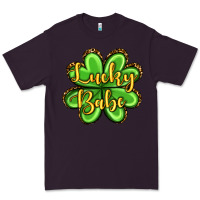Plum St. Patrick's Lucky babe Premium Tee - OliviaCreatesArt