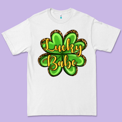 St. Patrick's Lucky Babe Premium Tee Designed By Oliviacreatesart