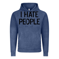 Vintage Denim i hate people Vintage Hoodie - artisFamous