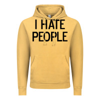 Vintage Mustard i hate people Vintage Hoodie - artisFamous