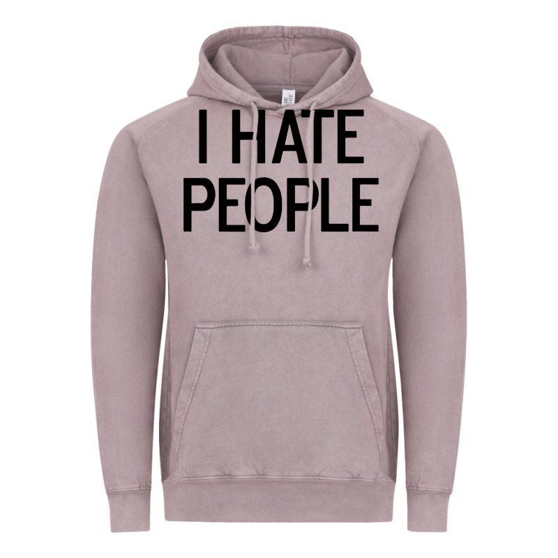 I Hate People Vintage Hoodie by artisFamous | Teevron