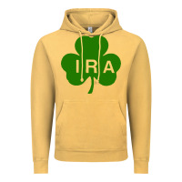 Vintage Mustard ira irish lucky shamrock st patrick's day Vintage Hoodie - artisFamous