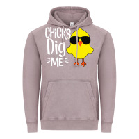Vintage Zinc kids chick dig me Vintage Hoodie - artisFamous