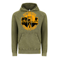 Vintage Olive pittsburgh pennsylvania Vintage Hoodie - artisFamous
