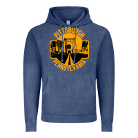 Vintage Denim pittsburgh pennsylvania Vintage Hoodie - artisFamous