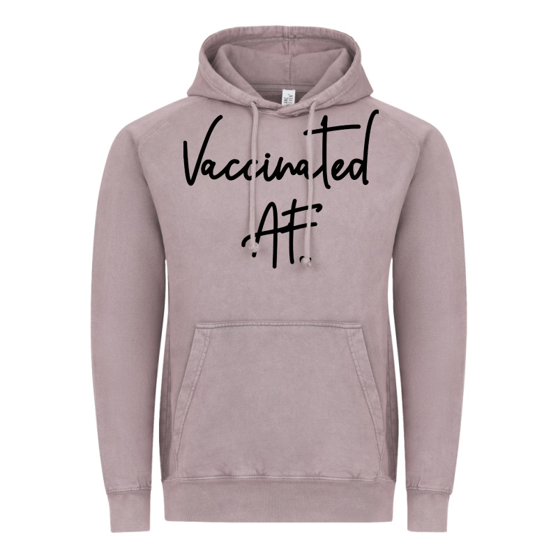 Pro Vaccination Vintage Hoodie by artisFamous | Teevron