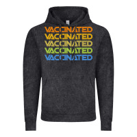 Vintage Black vaccinated retro Vintage Hoodie - artisFamous