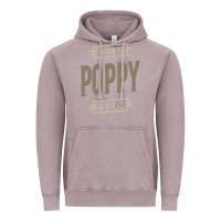 Vintage Zinc Mens Best Poppy Ever | Poppy Gift Vintage Hoodie - artisFamous