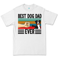 White Best Dog Dad Ever Premium Tee - Bettercallsaul