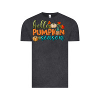Vintage Black hello pumpkin season Vintage Tee - BundleAndBundleShop