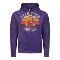 Cloud Purple vintage i beg your parton Vintage Hoodie - artisFamous