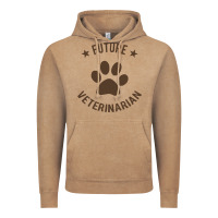 Vintage Coffee future veterinarian Vintage Hoodie - artisFamous
