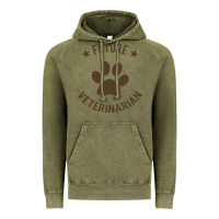 Vintage Olive future veterinarian Vintage Hoodie - artisFamous